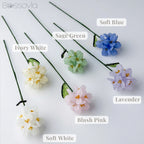 Handmade Glass Hydrangea