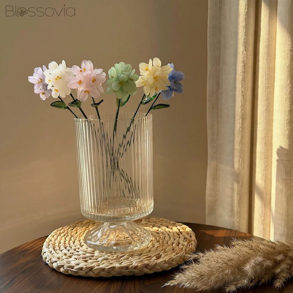 Handmade Glass Hydrangea