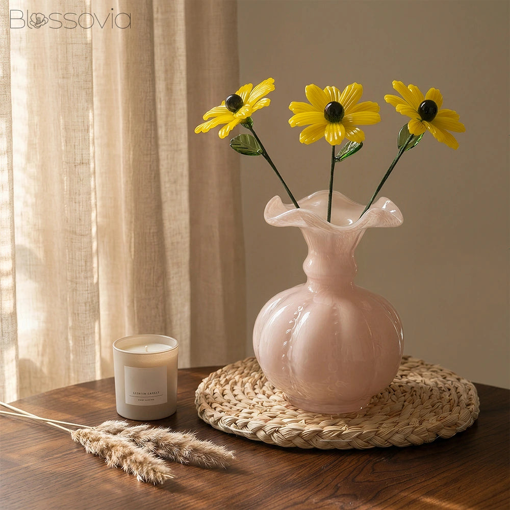 Handmade Glass Black-eyed Susan