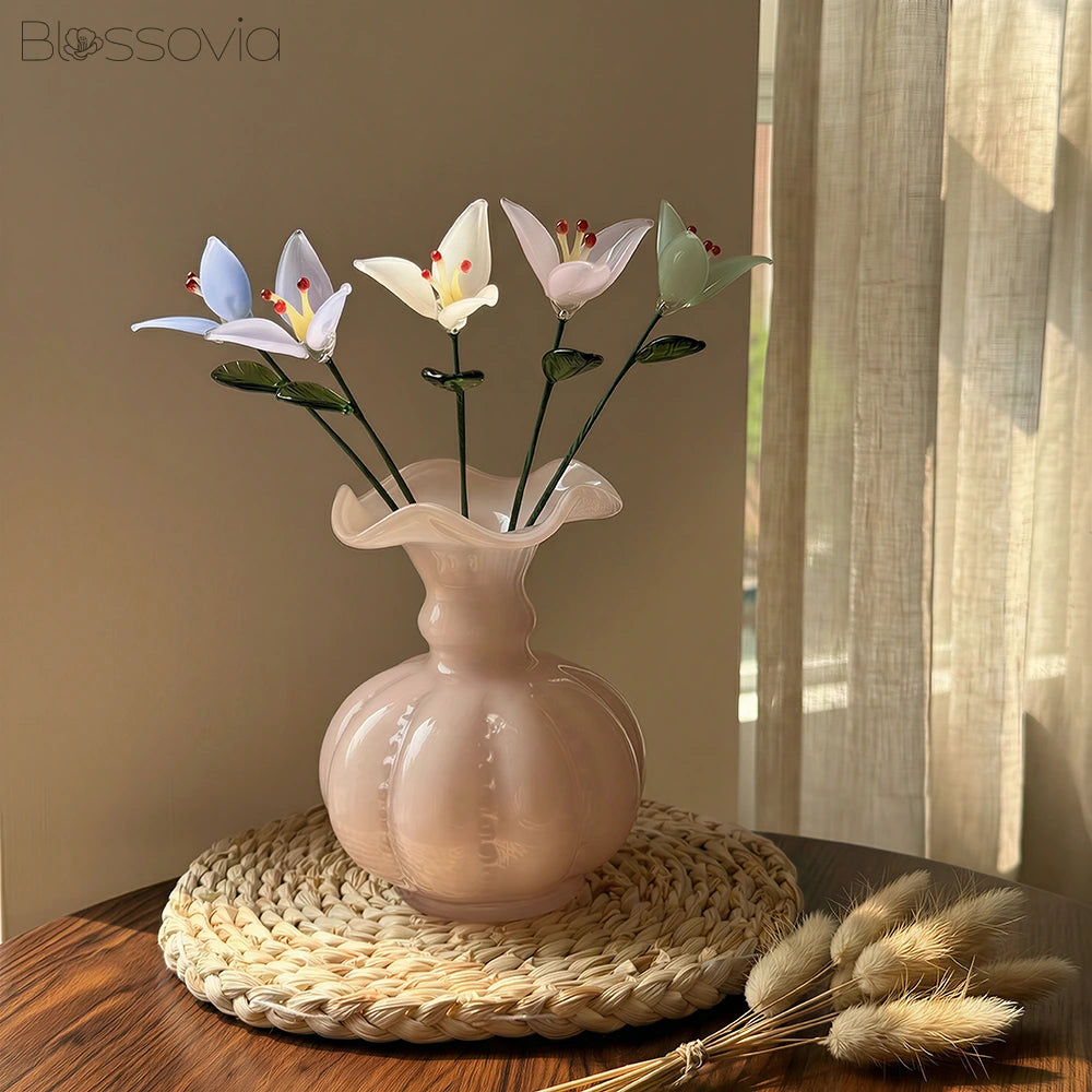 Handmade Glass Lily・Simplified