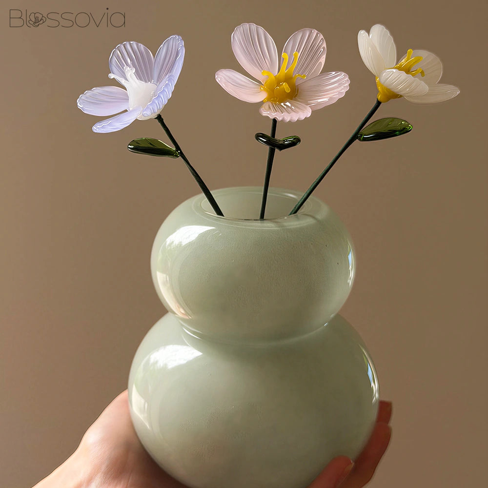 Handmade Glass Apple Blossom