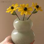 Handmade Glass Black-eyed Susan
