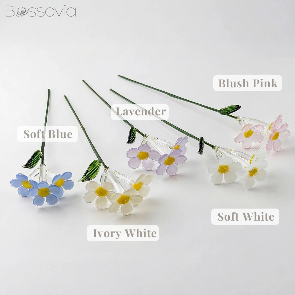Handmade Glass Forget-Me-Not