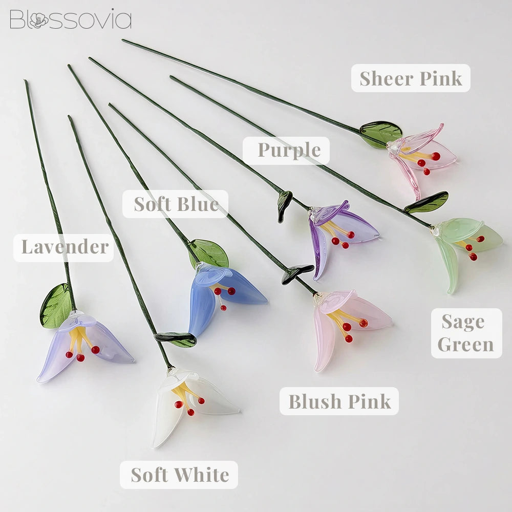 Handmade Glass Lily・Simplified