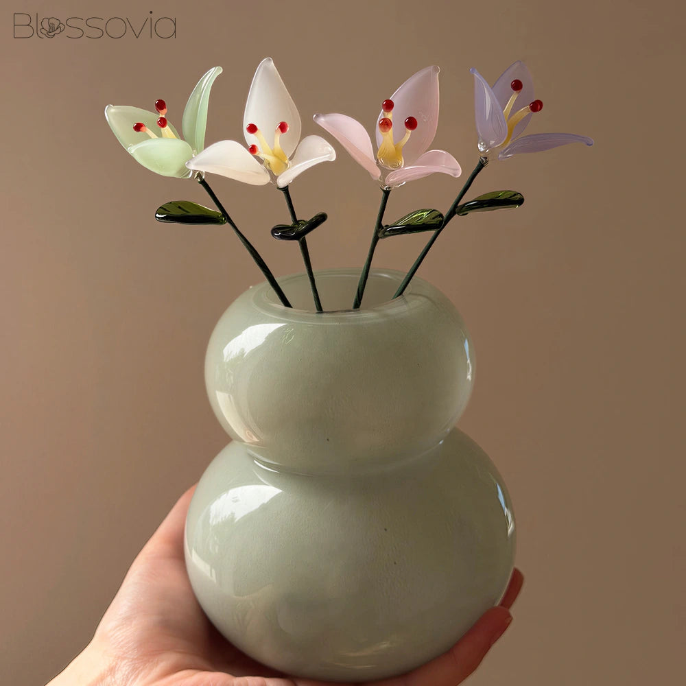 Handmade Glass Lily・Simplified