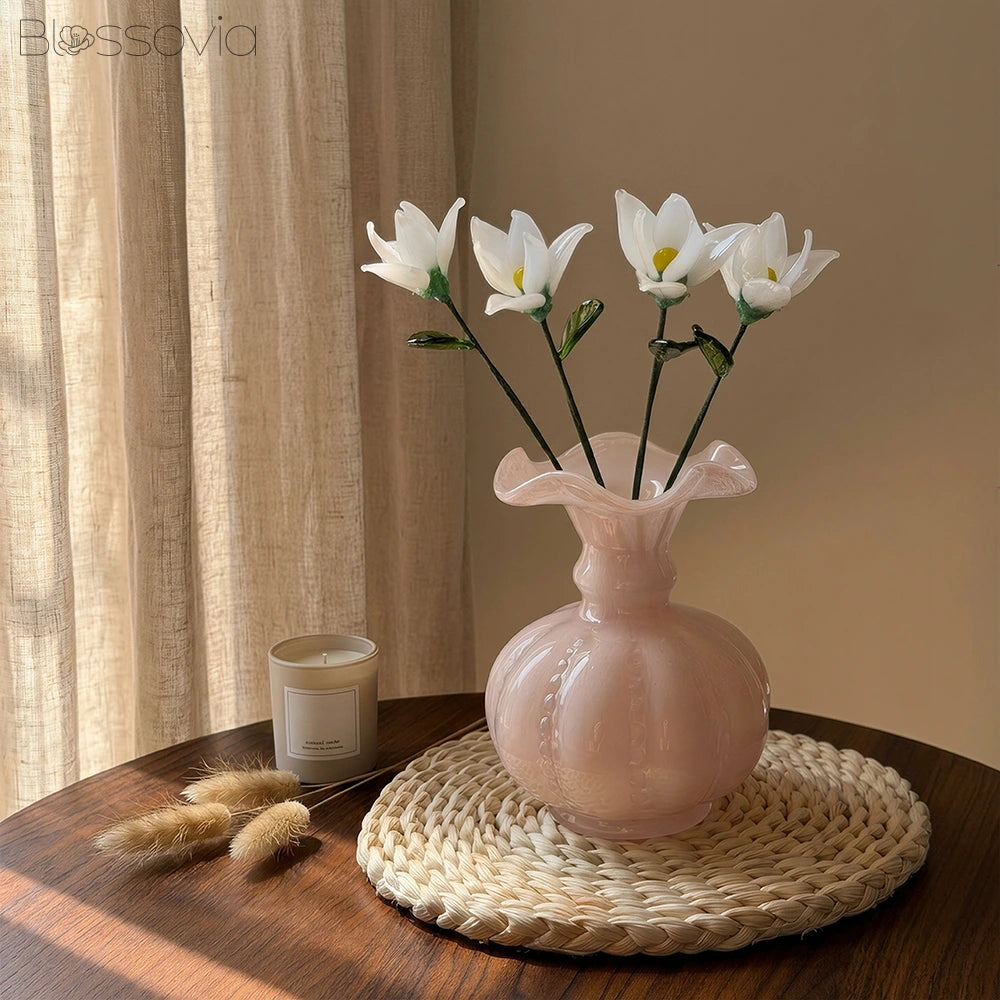 Handmade Glass Magnolia