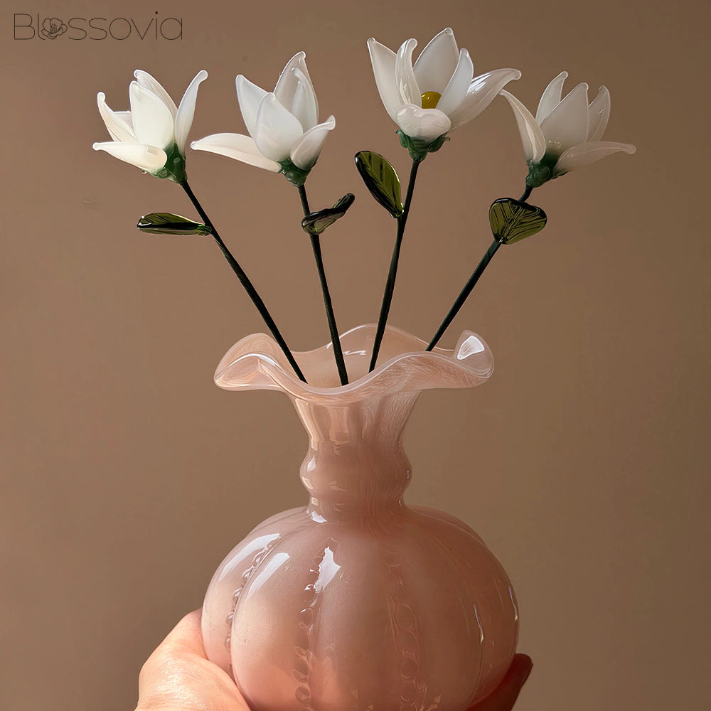 Handmade Glass Magnolia