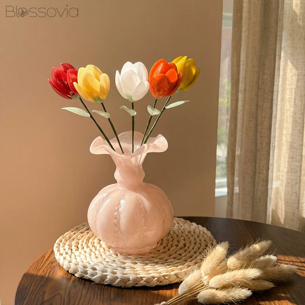 Handmade Glass Tulip