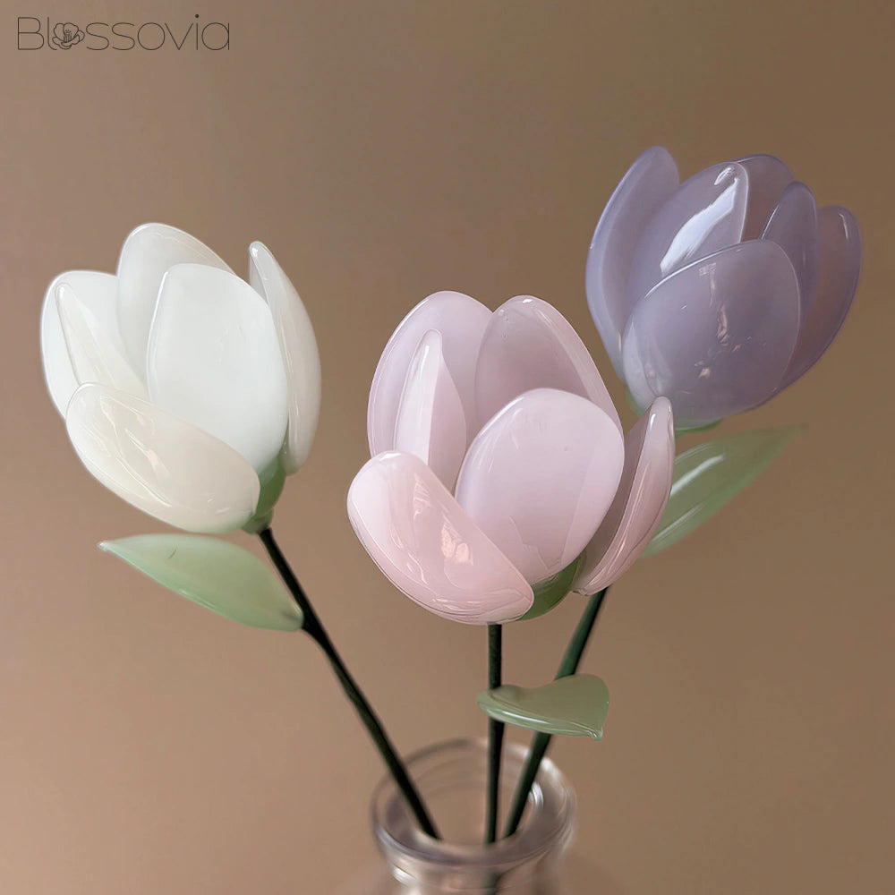 Handmade Glass Tulip