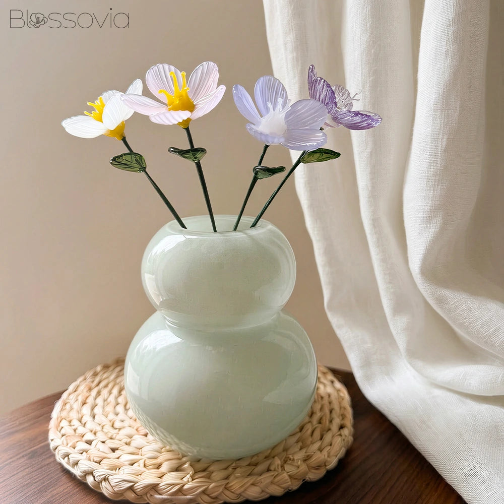 Handmade Glass Apple Blossom