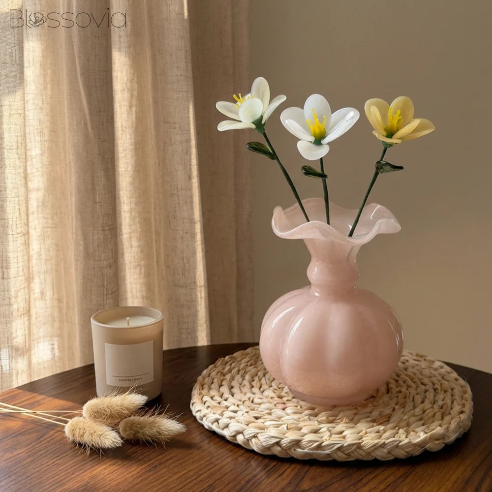 Handmade Glass Freesia