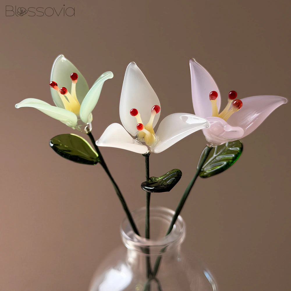 Handmade Glass Lily・Simplified
