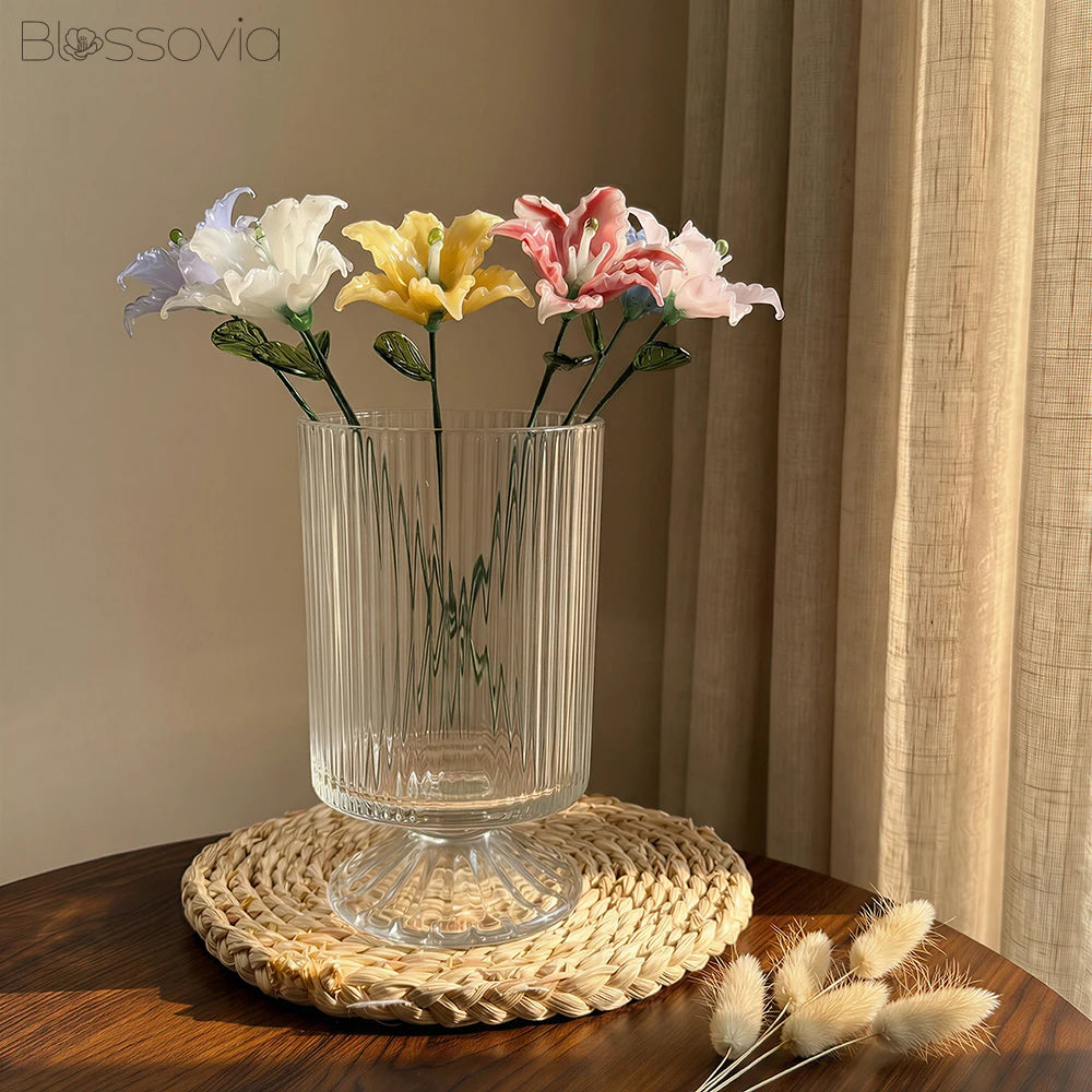Handmade Glass Lily