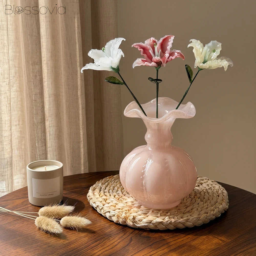 Handmade Glass Lily
