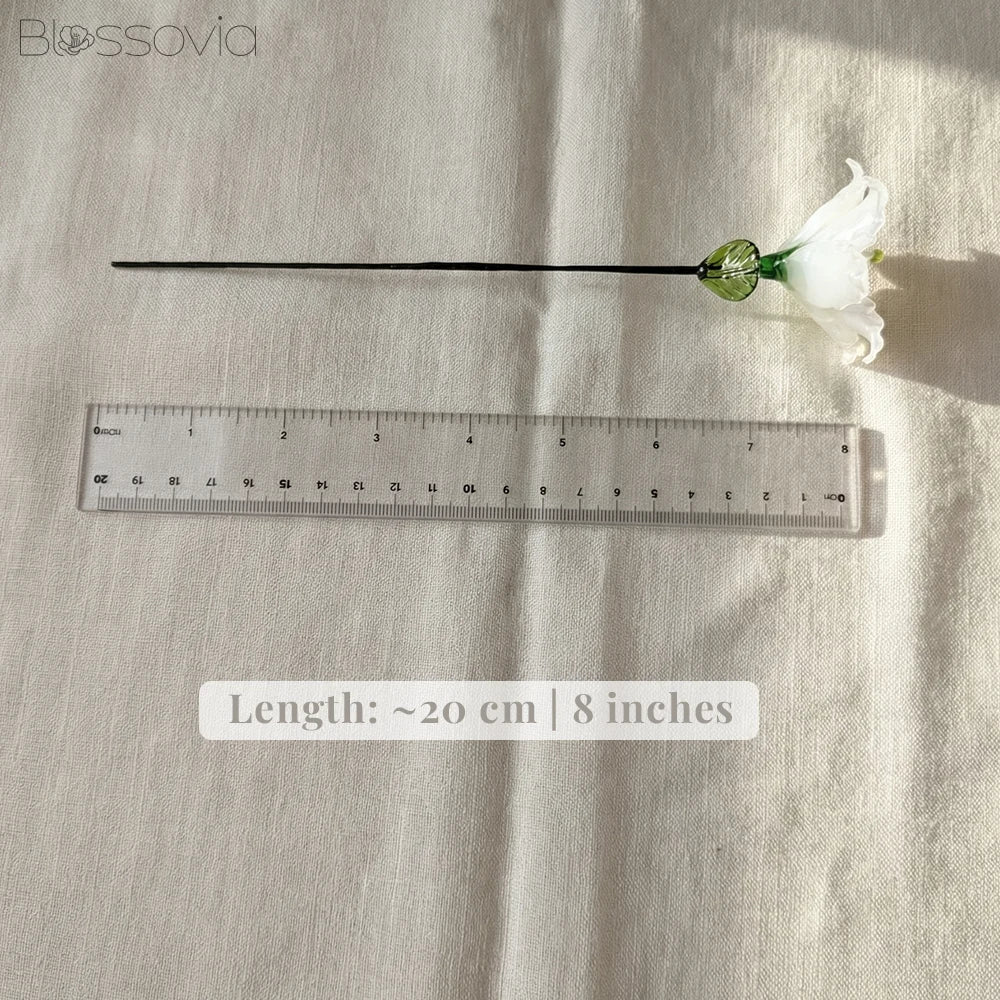 Handmade Glass Lily