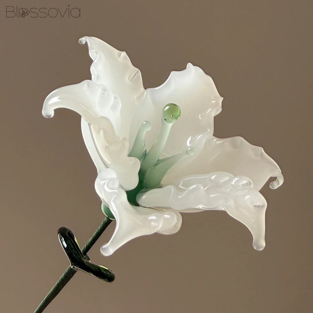 Handmade Glass Lily