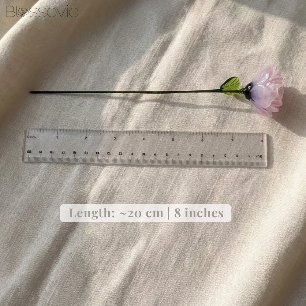 Handmade Glass Ranunculus