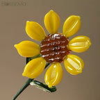 Handmade Glass Sunflower