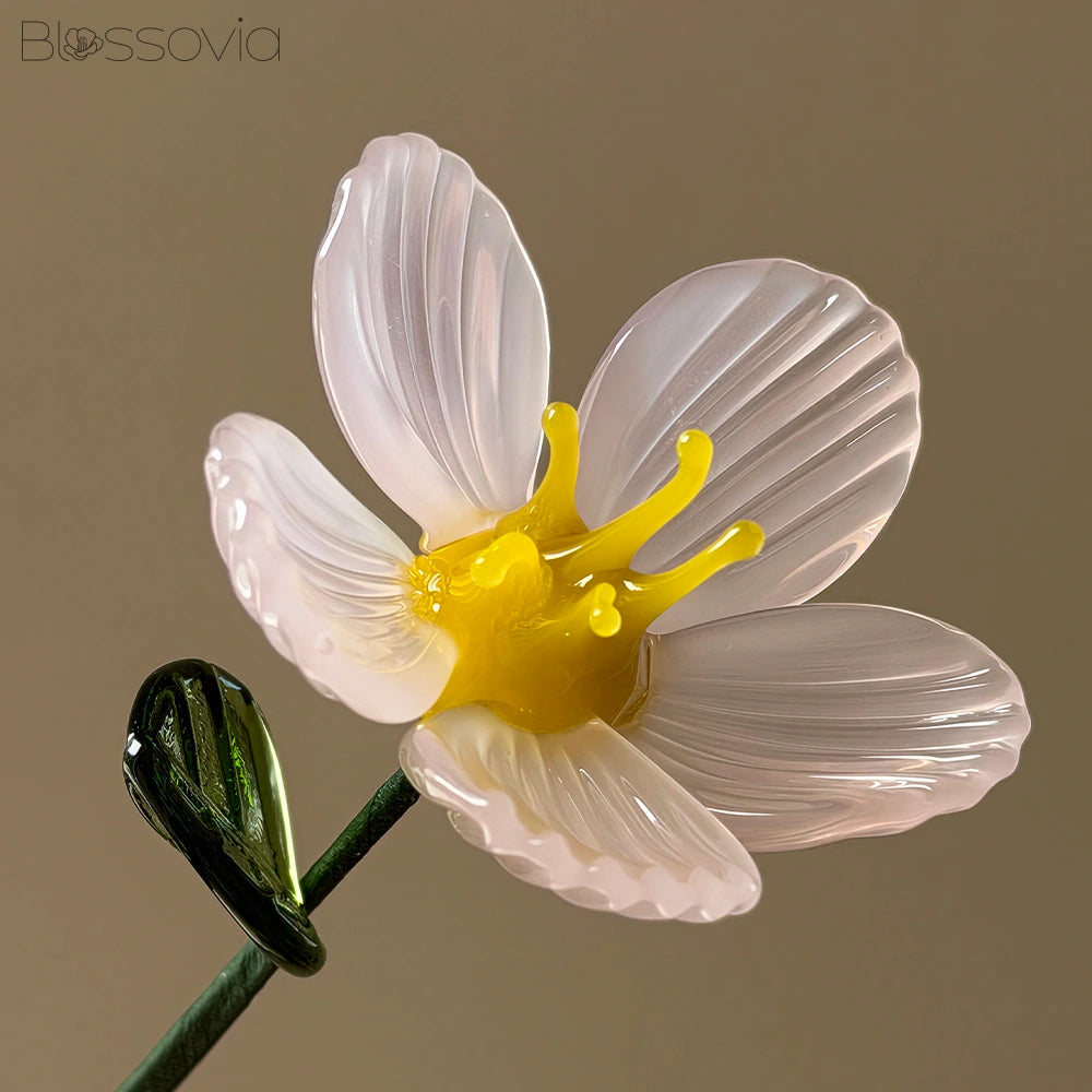 Handmade Glass Apple Blossom