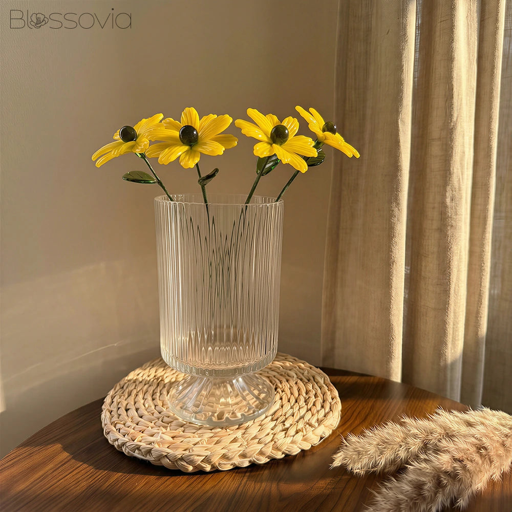 Handmade Glass Black-eyed Susan