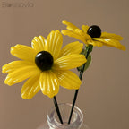Handmade Glass Black-eyed Susan