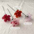 Handmade Glass Camellia