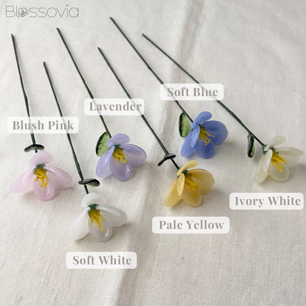 Handmade Glass Freesia