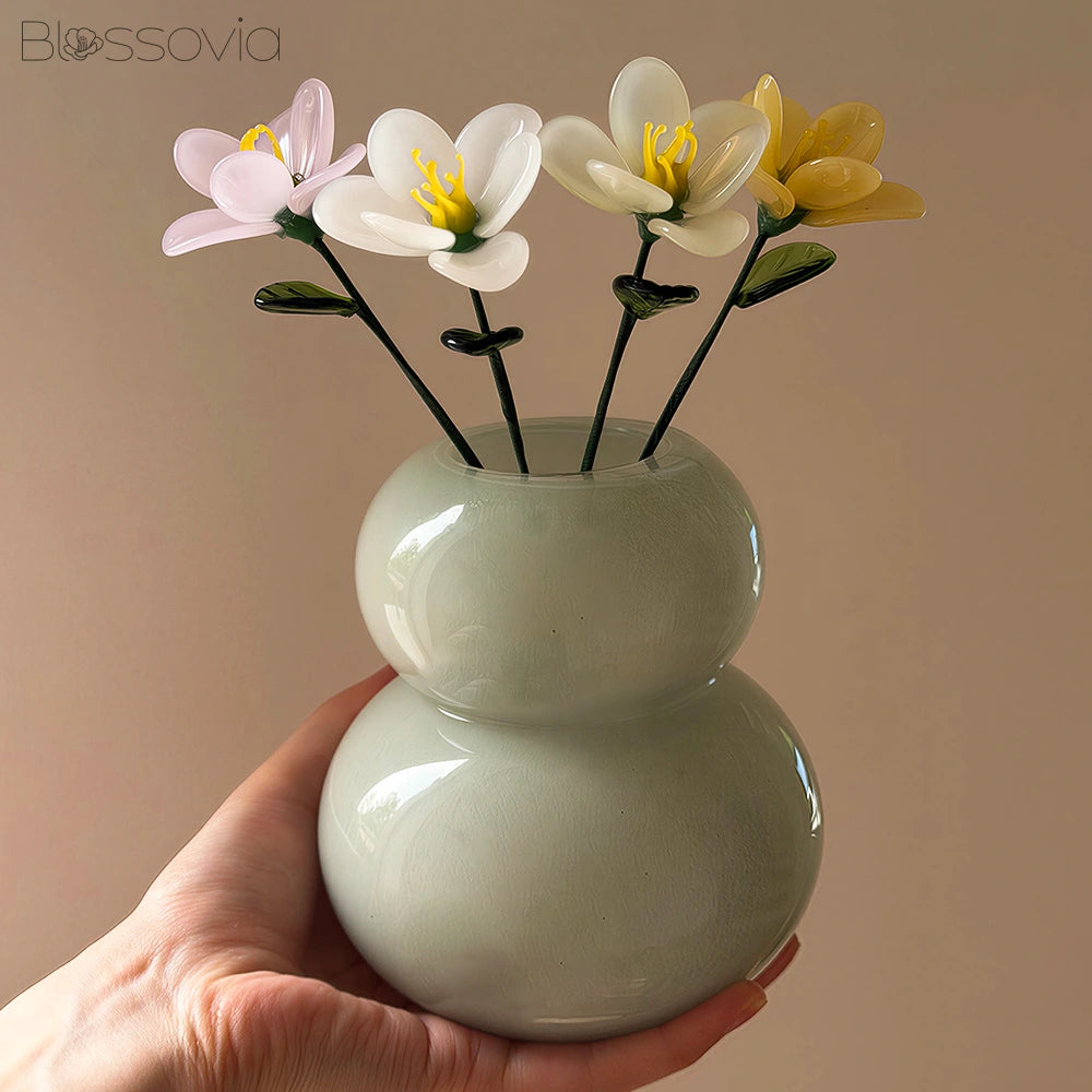 Handmade Glass Freesia