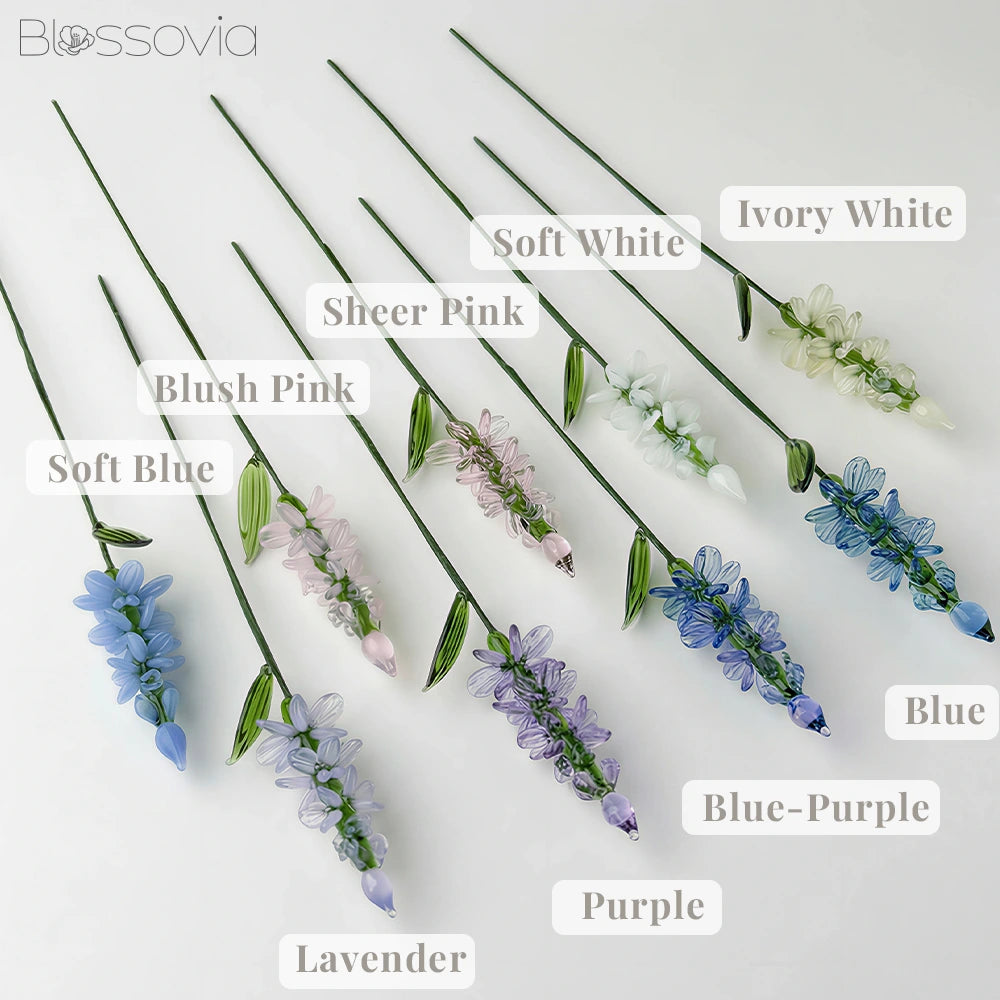Handmade Glass Hyacinth – Blooming
