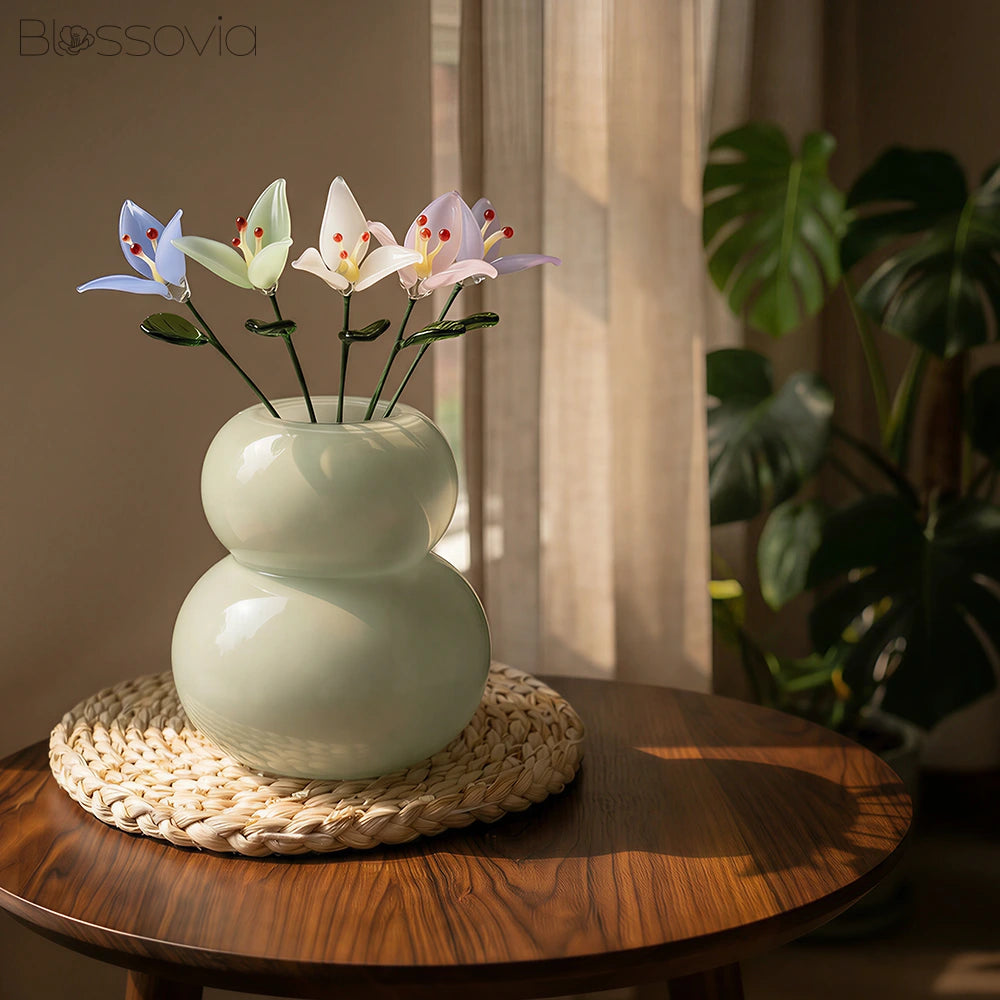 Handmade Glass Lily・Simplified
