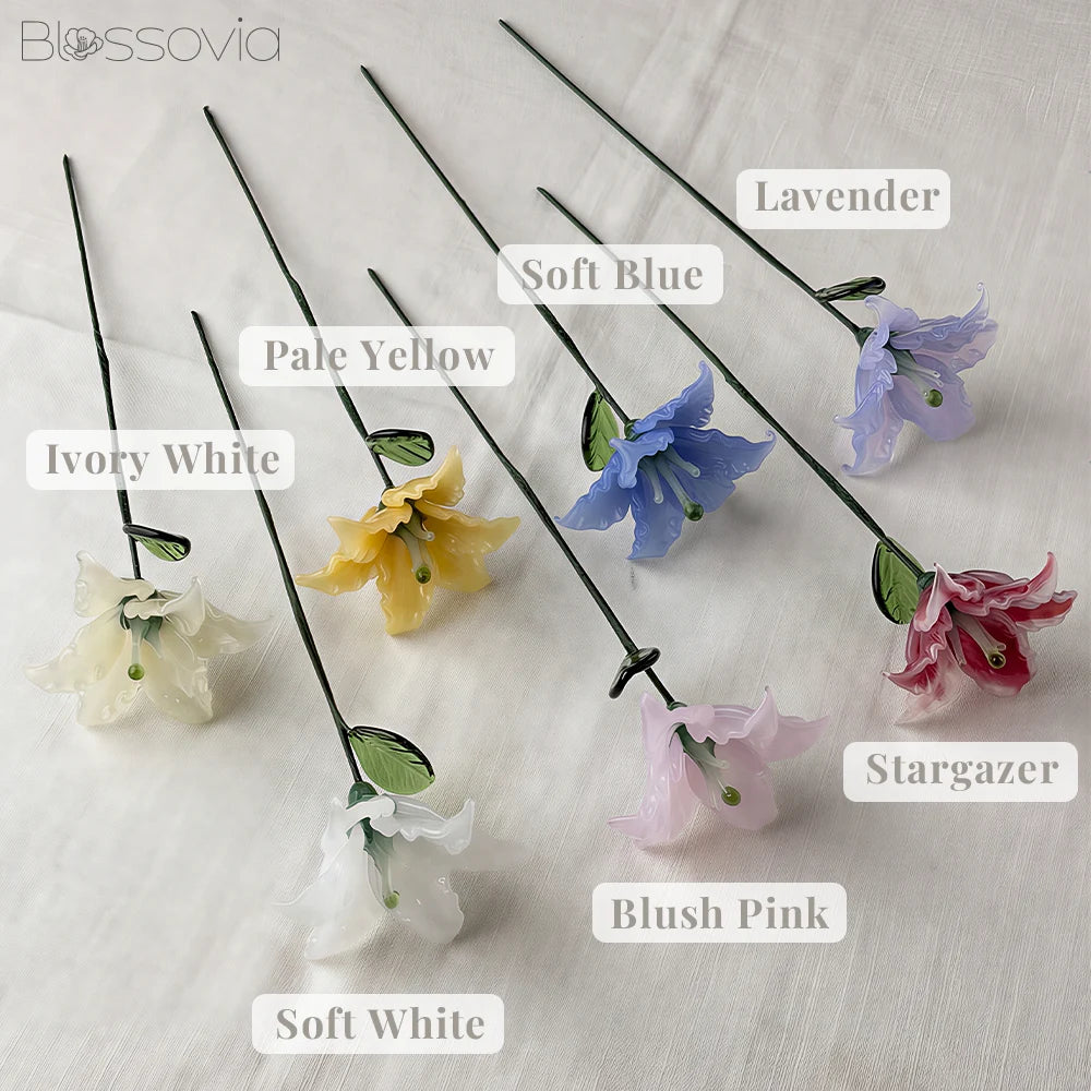 Handmade Glass Lily