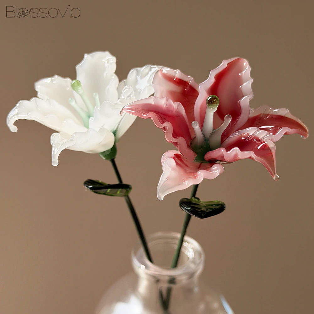 Handmade Glass Lily