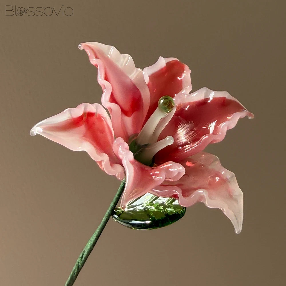 Handmade Glass Lily