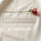 Handmade Glass Open Cup Rose