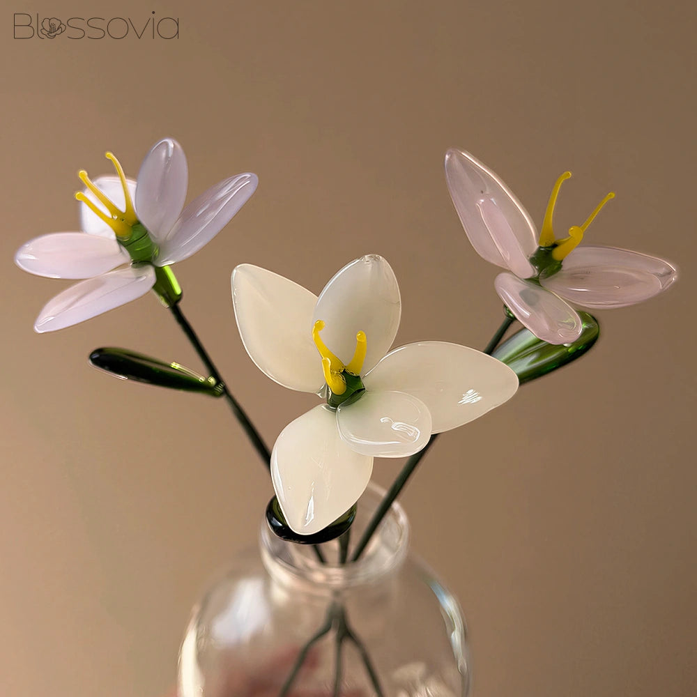 Handmade Glass Orchid