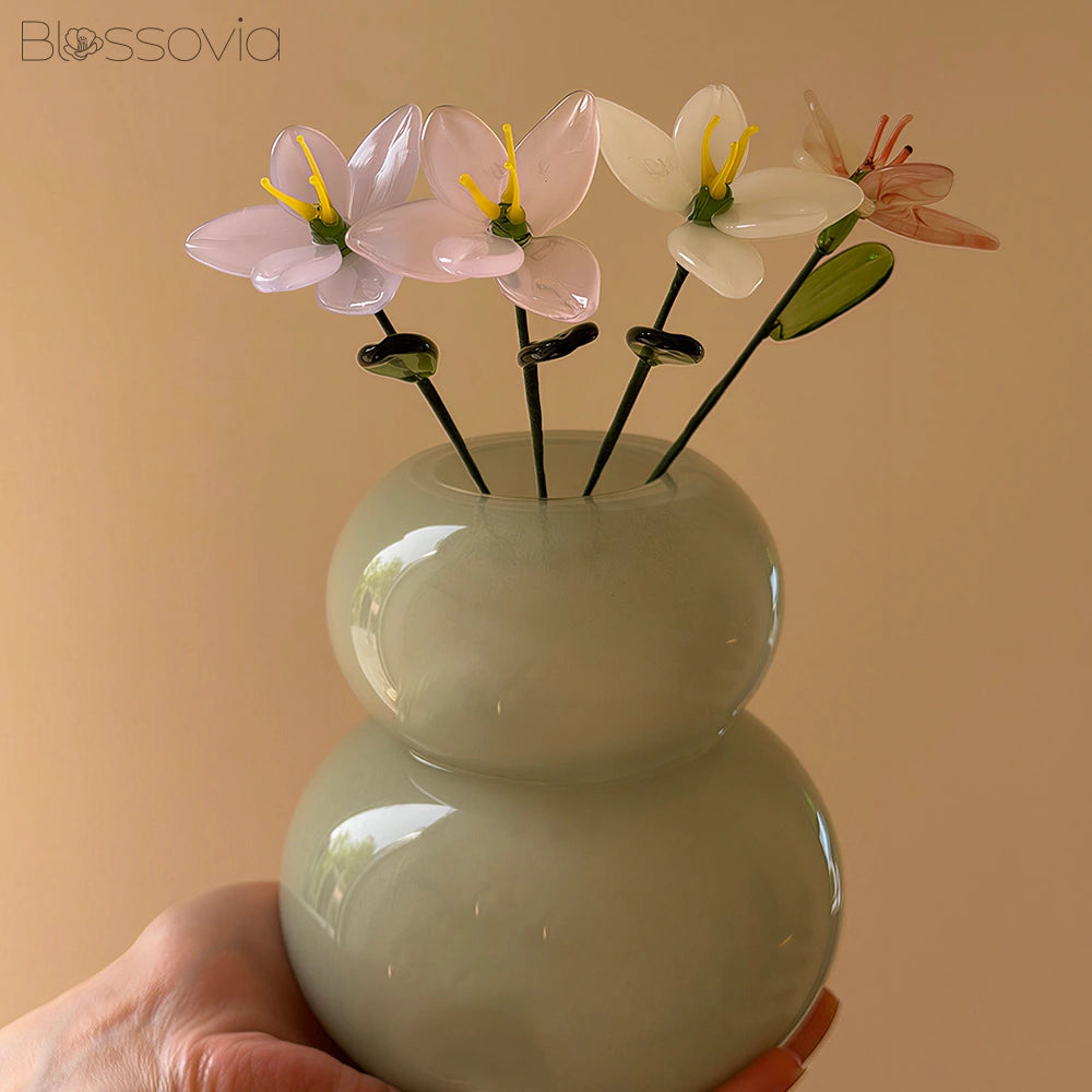 Handmade Glass Orchid