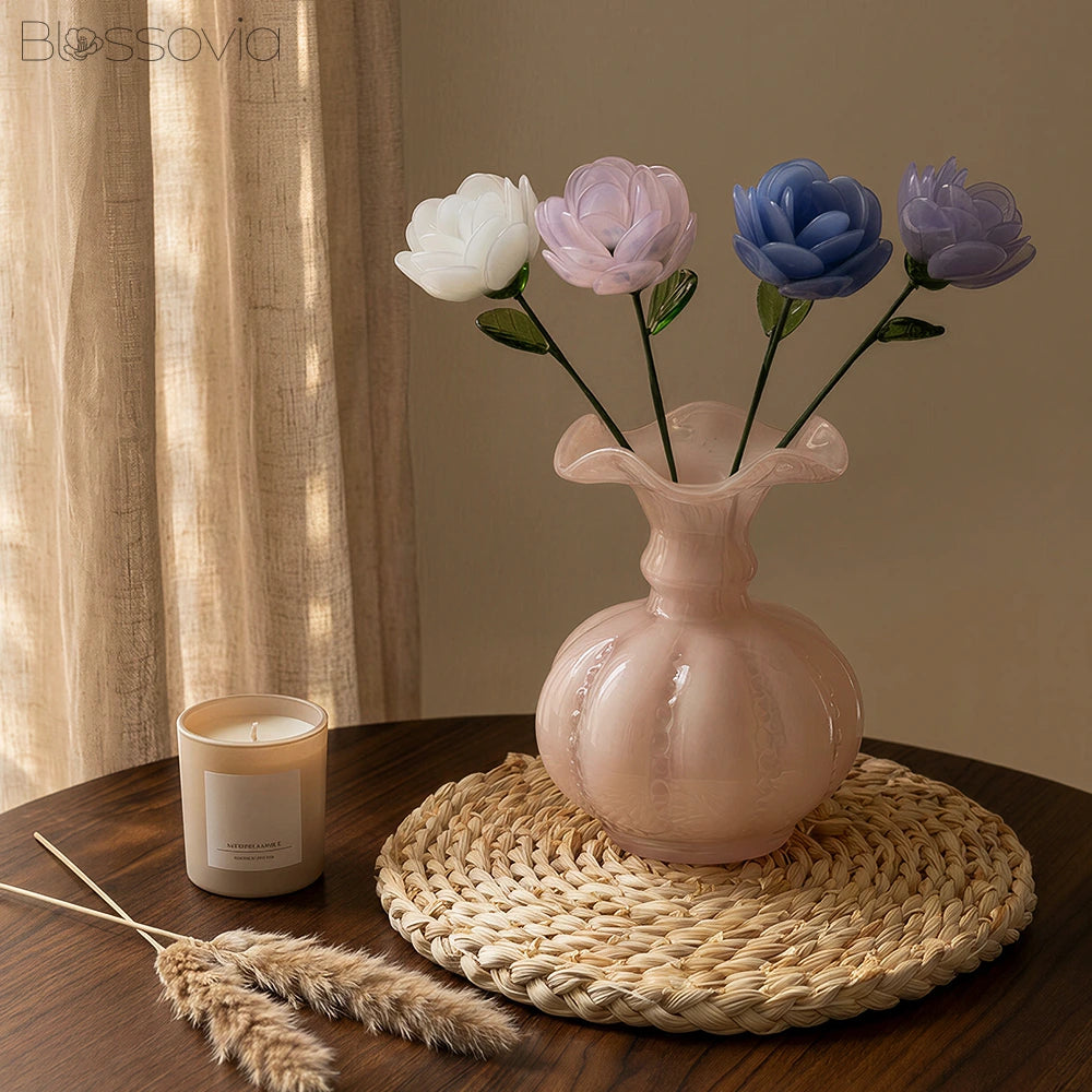 Handmade Glass Ranunculus