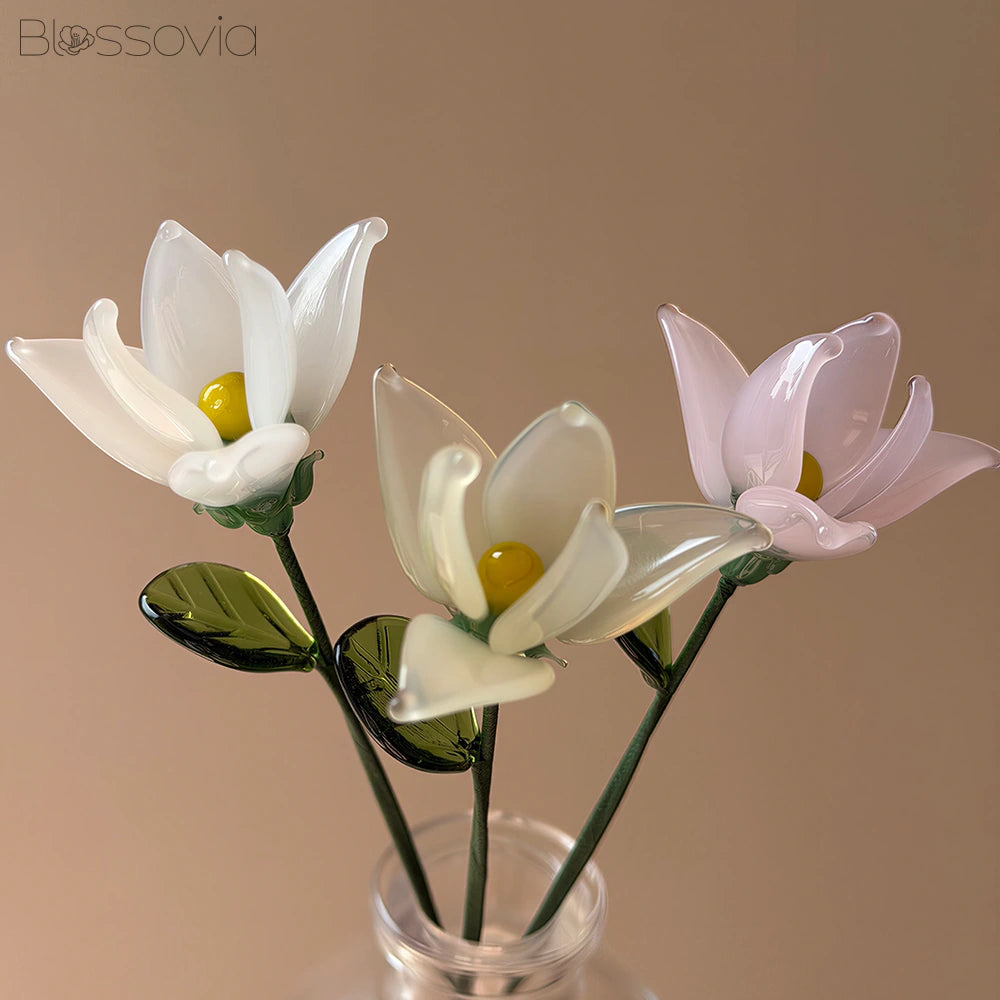 Handmade Glass Magnolia