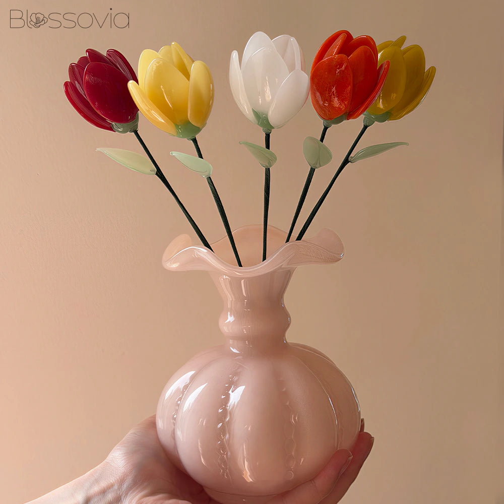 Handmade Glass Tulip