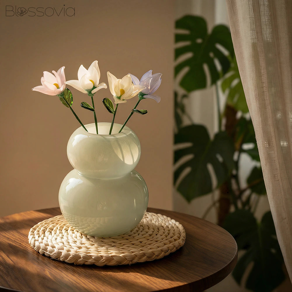 Handmade Glass Magnolia