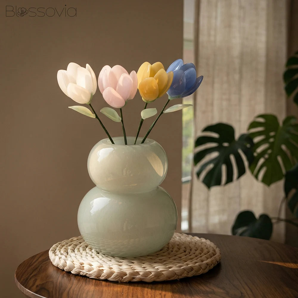 Handmade Glass Tulip